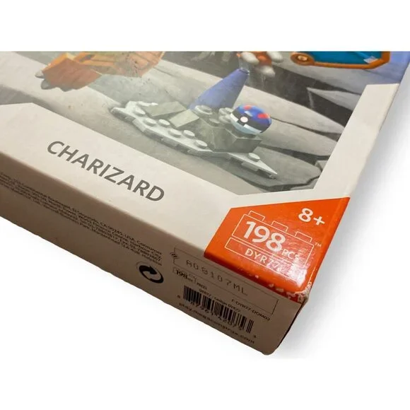 Mattel DYR77 Mega Construx Pokemon Charizard Buildable Figure New Sealed - Picture 3 of 5